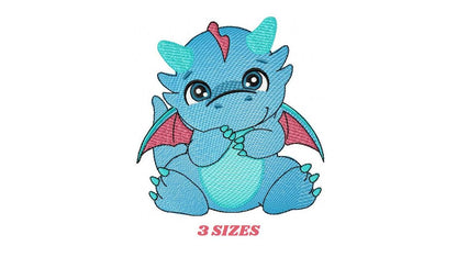 Dragon embroidery designs - Flying Dragon embroidery design machine embroidery pattern - Baby boy embroidery file - instant download pes jef