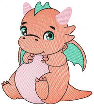 Load image into Gallery viewer, Dragon embroidery designs - Flying Dragon embroidery design machine embroidery pattern - Baby boy embroidery file - instant download pes jef
