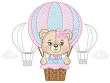 Carica l&#39;immagine nel visualizzatore di Gallery, Bear embroidery designs - Hot air balloon embroidery design machine embroidery pattern - Nursery embroidery - Teddy bear Instant download
