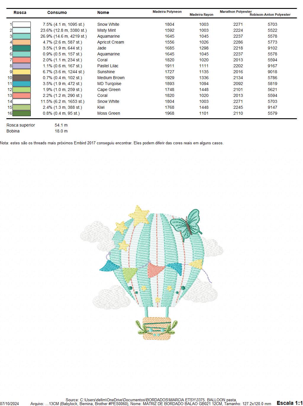 Hot air Balloon embroidery designs - Balloon with flags and butterfly embroidery design machine embroidery pattern - instant download pes
