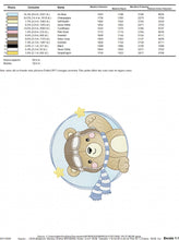 Cargar imagen en el visor de la galería, Pilot Bear embroidery designs - Plane embroidery design machine embroidery pattern - Aviator Teddy bear frame file - Instant download pes
