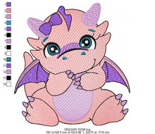 Load image into Gallery viewer, Dragon embroidery designs - Flying Dragon embroidery design machine embroidery pattern - Baby boy embroidery file - instant download pes jef
