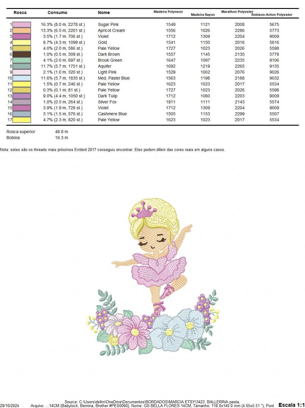 Ballerina embroidery designs - Ballet dancer with flowers embroidery design machine embroidery pattern - Baby girl file - instant download