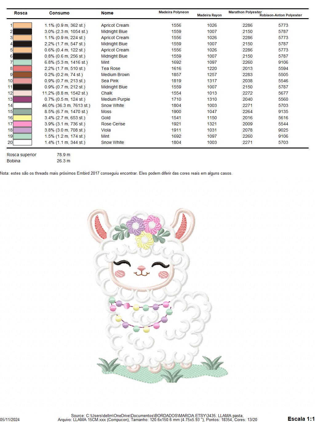 Llama embroidery design - Llama with flowers embroidery designs machine embroidery pattern - Llama applique design file - Instant download