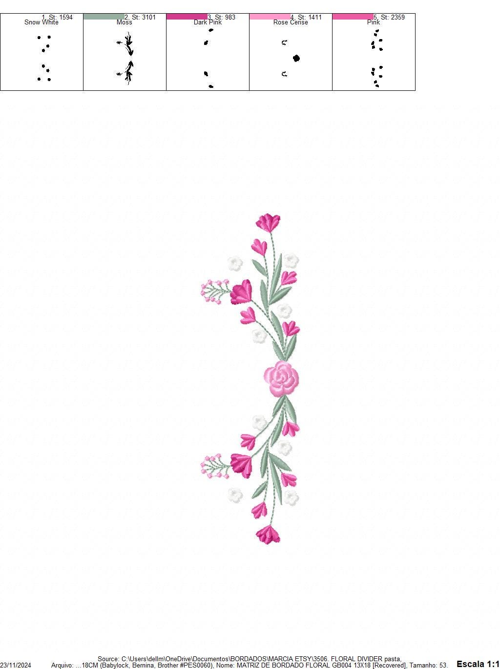 Flowers embroidery designs - Roses embroidery design machine embroidery pattern - Floral Kitchen Towel file - Instant download pes jef dst