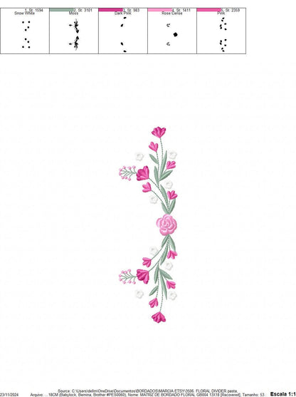 Flowers embroidery designs - Roses embroidery design machine embroidery pattern - Floral Kitchen Towel file - Instant download pes jef dst