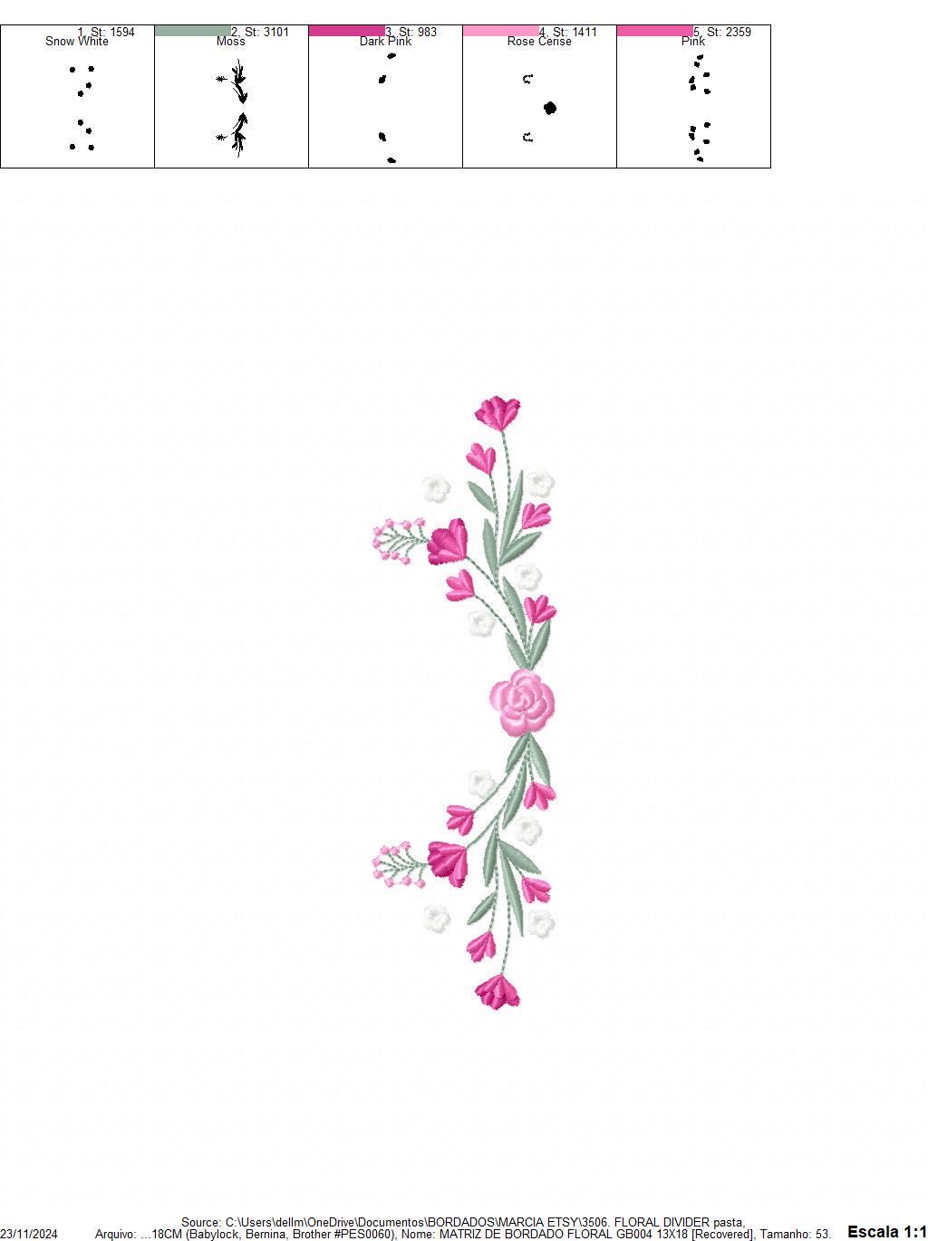 Flowers embroidery designs - Roses embroidery design machine embroidery pattern - Floral Kitchen Towel file - Instant download pes jef dst