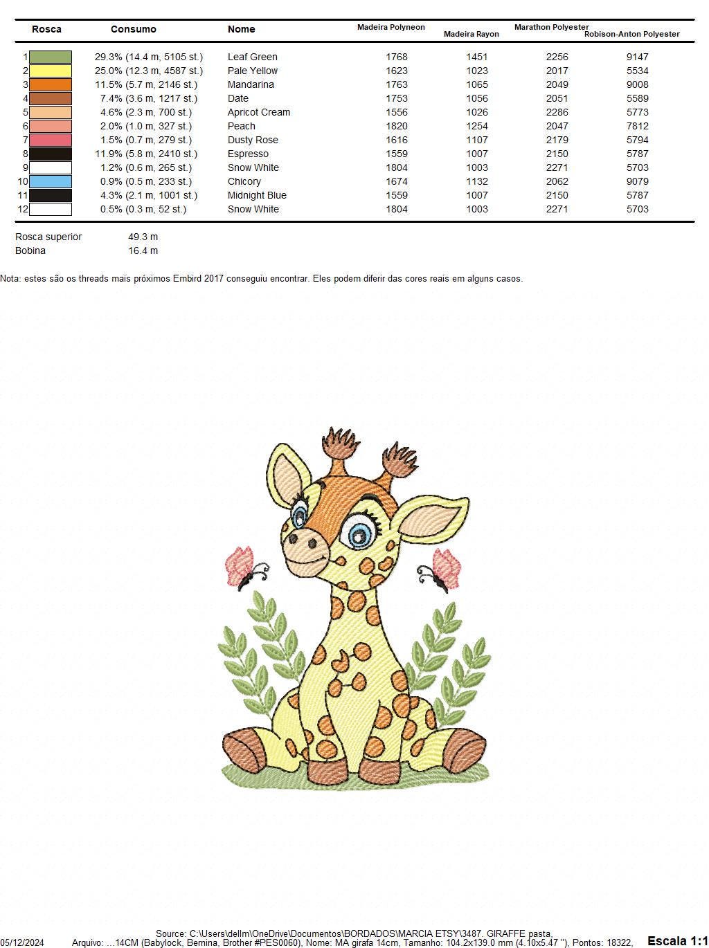 Giraffe embroidery designs - Safari animals embroidery design machine embroidery pattern - Baby girl embroidery file - Instant download pes