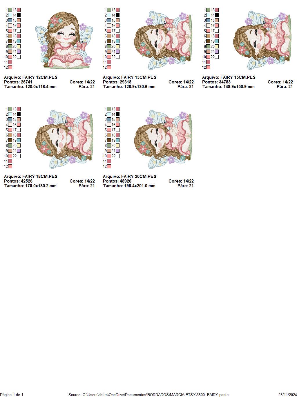 Forest Fairy embroidery designs - Baby girl embroidery design machine embroidery pattern - Magical Pixie with flowers - Instant Download pes
