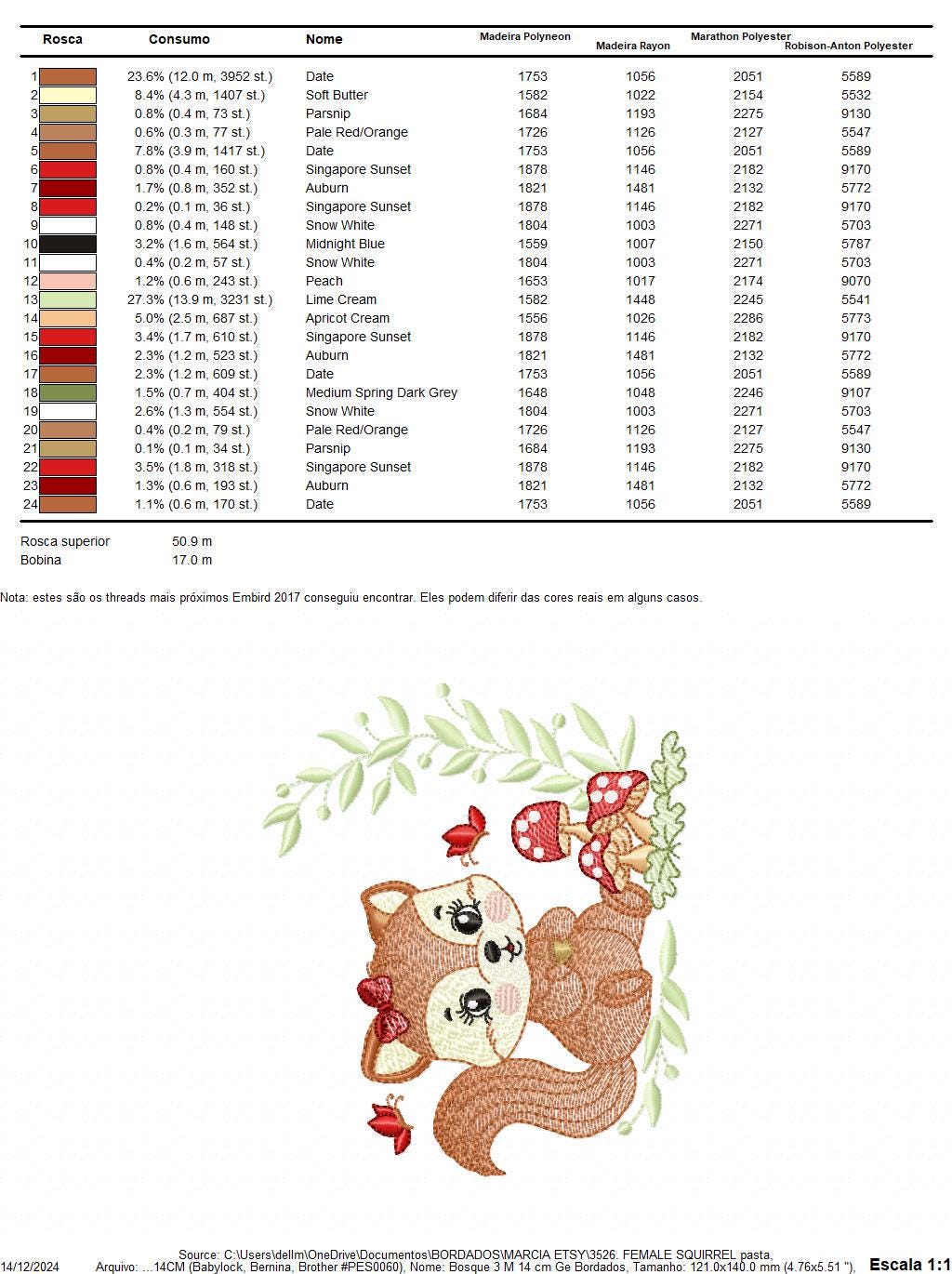 Female Squirrel with lace embroidery design - Woodland Animal with laurel frame and mushrooms machine embroidery pattern - Instant download