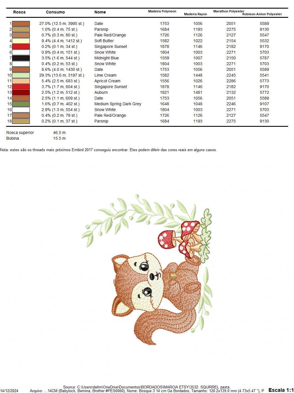 Male Squirrel embroidery design - Woodland wild Animal machine embroidery pattern - Squirrel with mushrooms laurel frame - Instant download