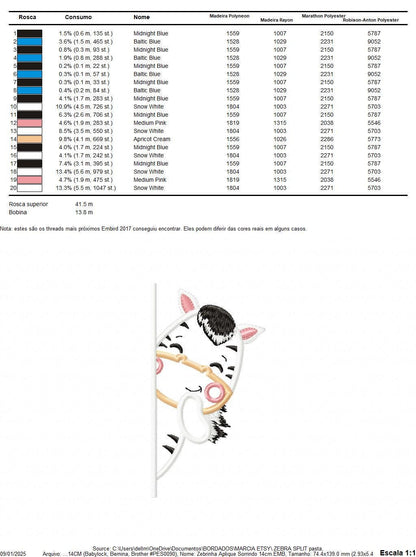 Peek a boo Zebra split embroidery designs - Safari wild Animal machine embroidery pattern - Male Zebra applique - Instant download pes jef