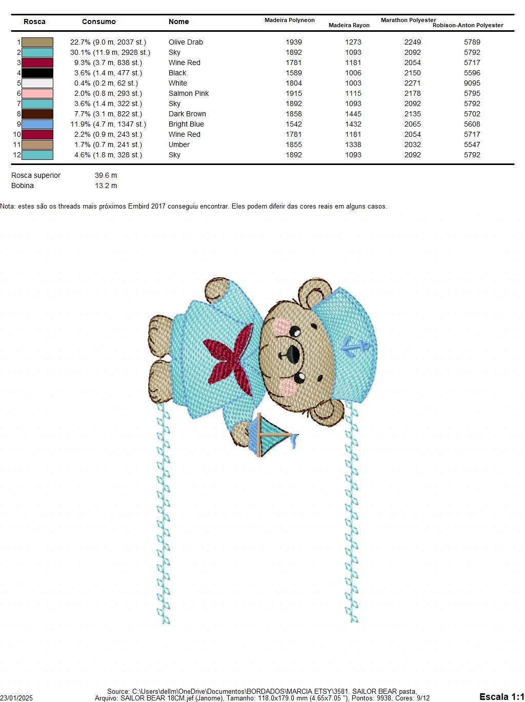 Sailor Teddy Bear embroidery designs - Baby boy Nautical Bear machine embroidery pattern - Bear with boat frame file - Instant download pes