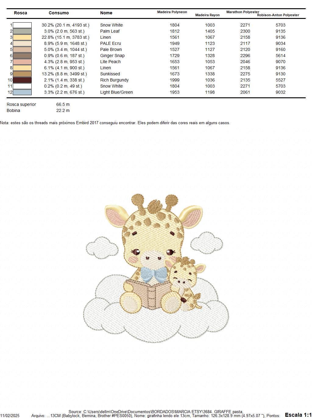 Reading Giraffe embroidery design - Safari Wild Animal with cub machine embroidery pattern - Baby Boy reading a book - Instant download pes