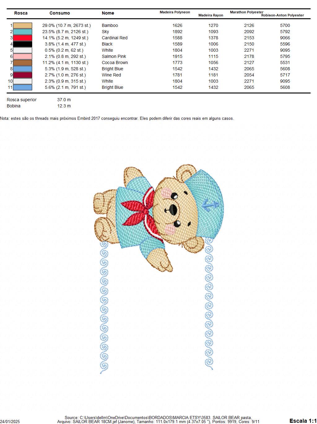 Sailor Teddy Bear embroidery designs - Baby boy Nautical Bear machine embroidery pattern - Bear with boat frame file - Instant download pes