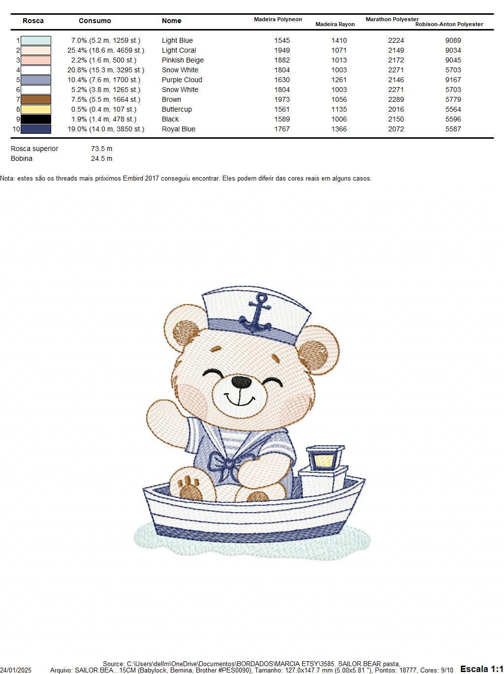 Nautical Teddy Bear embroidery designs - Baby boy Sailor bear machine embroidery pattern - Ocean Boat file - Instant download pes jes dst