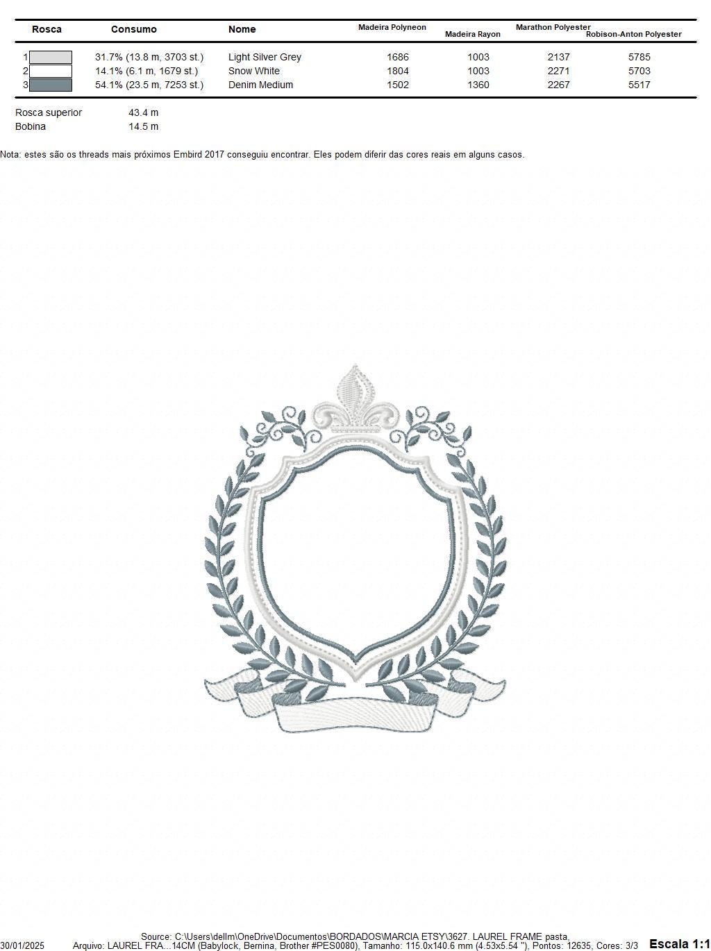 Crown embroidery designs - Laurel frame with banner machine embroidery pattern - Baby Monogram shape file - Instant download pes jef dst hus