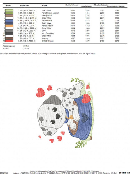 Dalmatian embroidery designs - Puppy Dog machine pattern - Animal House Pet file - Baby girl and boy embroidery - Instant digital download