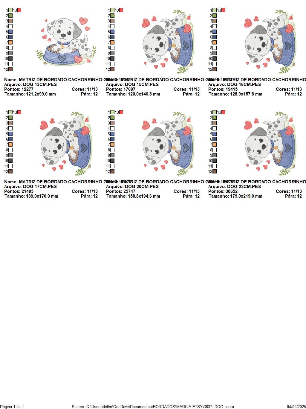Dalmatian embroidery designs - Puppy Dog machine pattern - Animal House Pet file - Baby girl and boy embroidery - Instant digital download