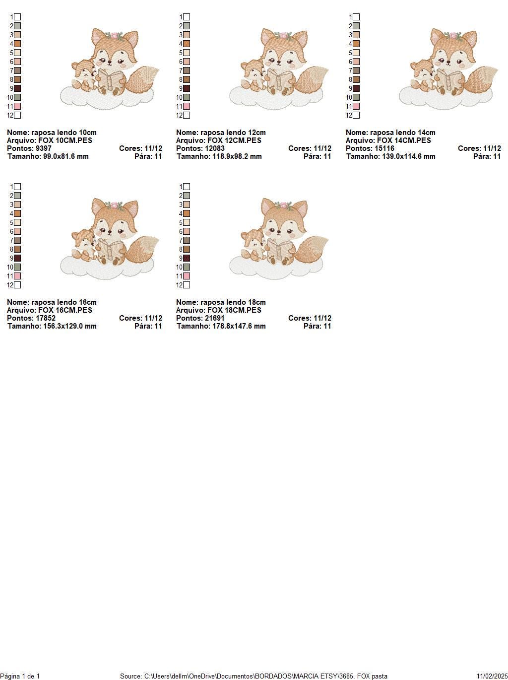 Red Fox mum with baby girl embroidery designs - Woodland animals reading a book machine embroidery pattern - Instant download pes jef dst