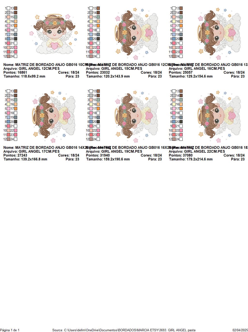 Angel with wings embroidery designs - Angelic Baby girl with cloud machine embroidery pattern - Girl with wings - Instant download pes jef