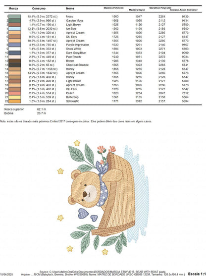 Camping Teddy Bear embroidery designs - Sailor Bear with boat machine embroidery pattern - Baby Boy Scout file - Instant download pes jef
