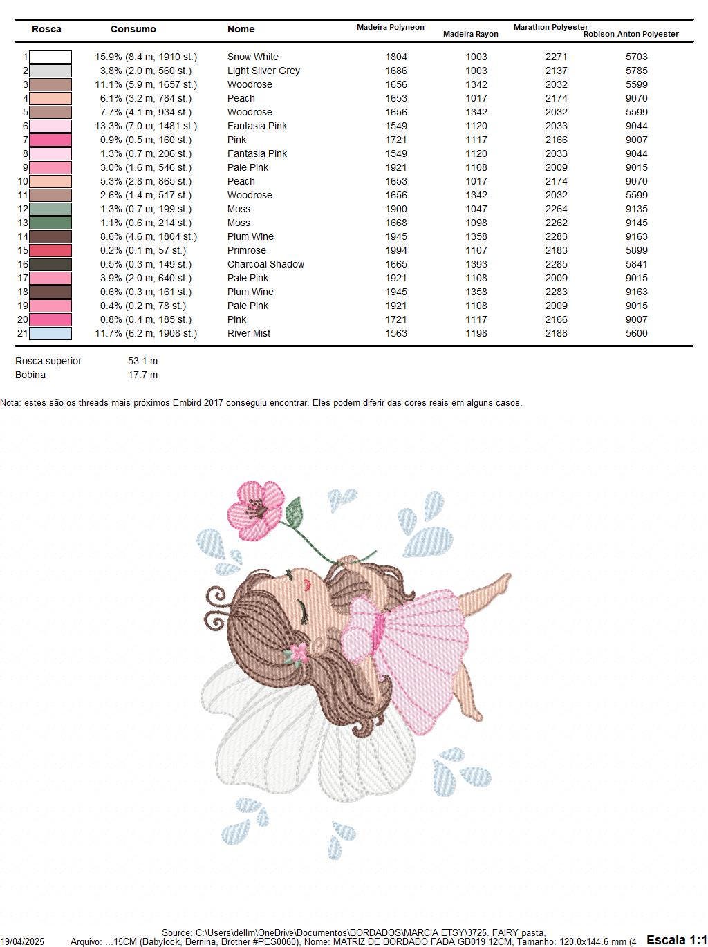 Fairy embroidery designs - Baby girl with wings and flowers machine embroidery pattern - Garden Pixie file - Instant Download pes jef dst