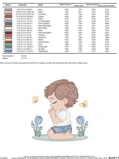 Praying boy embroidery designs - Baby boy down on his knees machine embroidery pattern - Catholic Religious file - Instant download pes jef