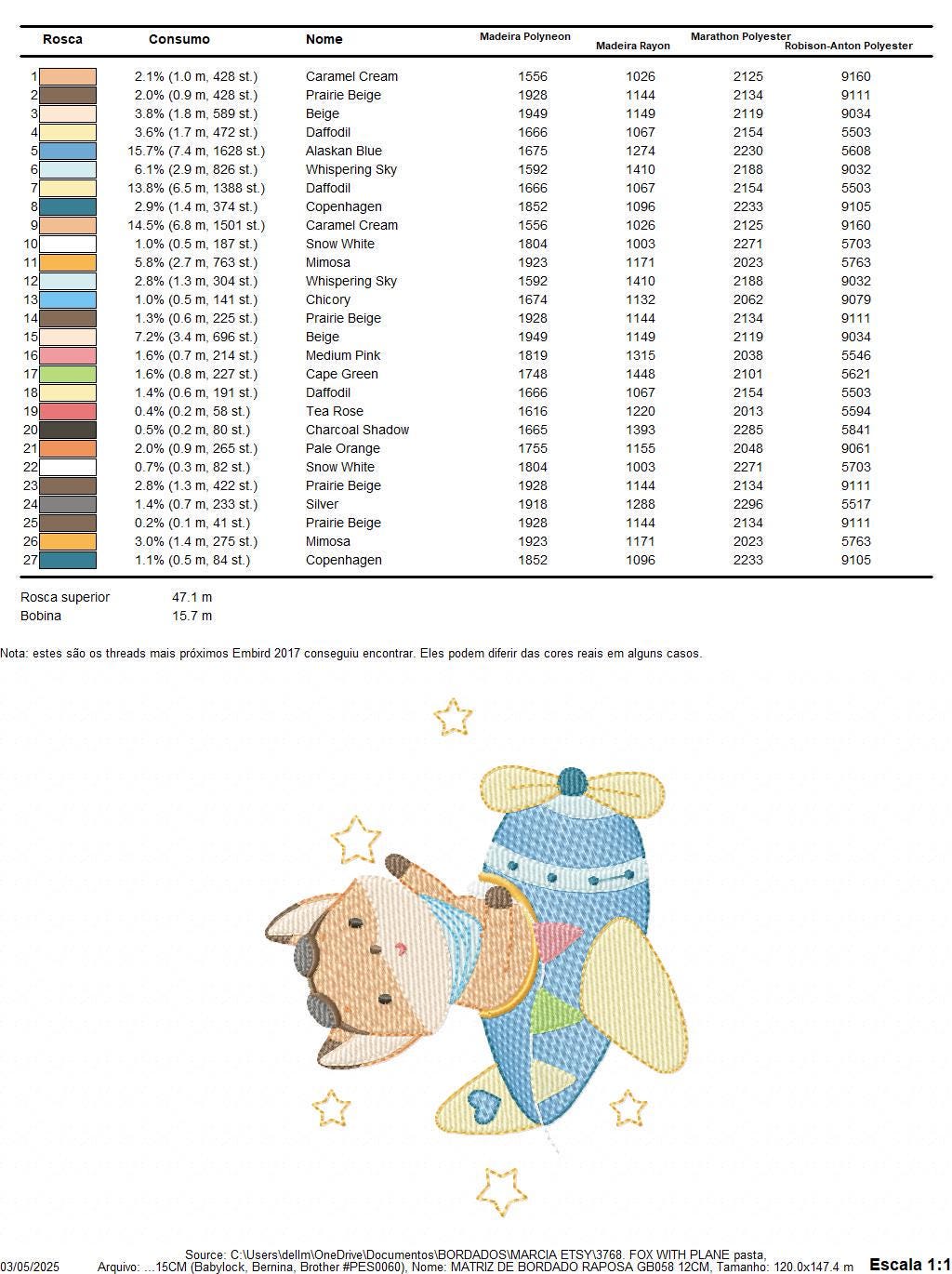 Airplane embroidery designs - Fox Pilot Aviator machine embroidery pattern - Baby Boy plane file - Instant digital download pes jef dst hus