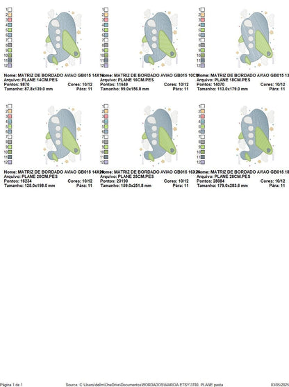 Plane embroidery designs - Airplane with clouds and stars machine embroidery pattern - Vehicle Sky Baby boy file - Instant download pes jef