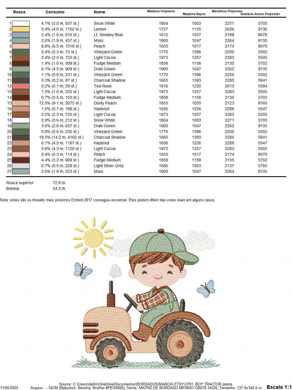 Farmer Boy with tractor and hat embroidery designs - Farmer machine embroidery pattern - Tractor Boy file - Instant digital download pes jef