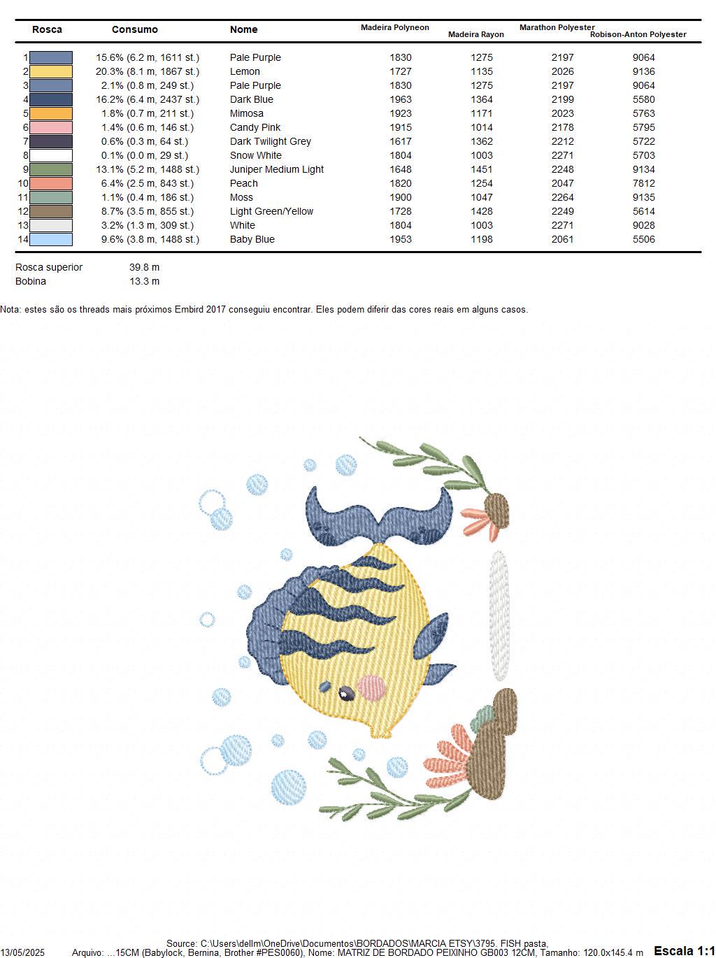 Fish embroidery designs - Sea Ocean animal machine embroidery pattern - Coral Algae seashells seaweed file - Instant digital download pes