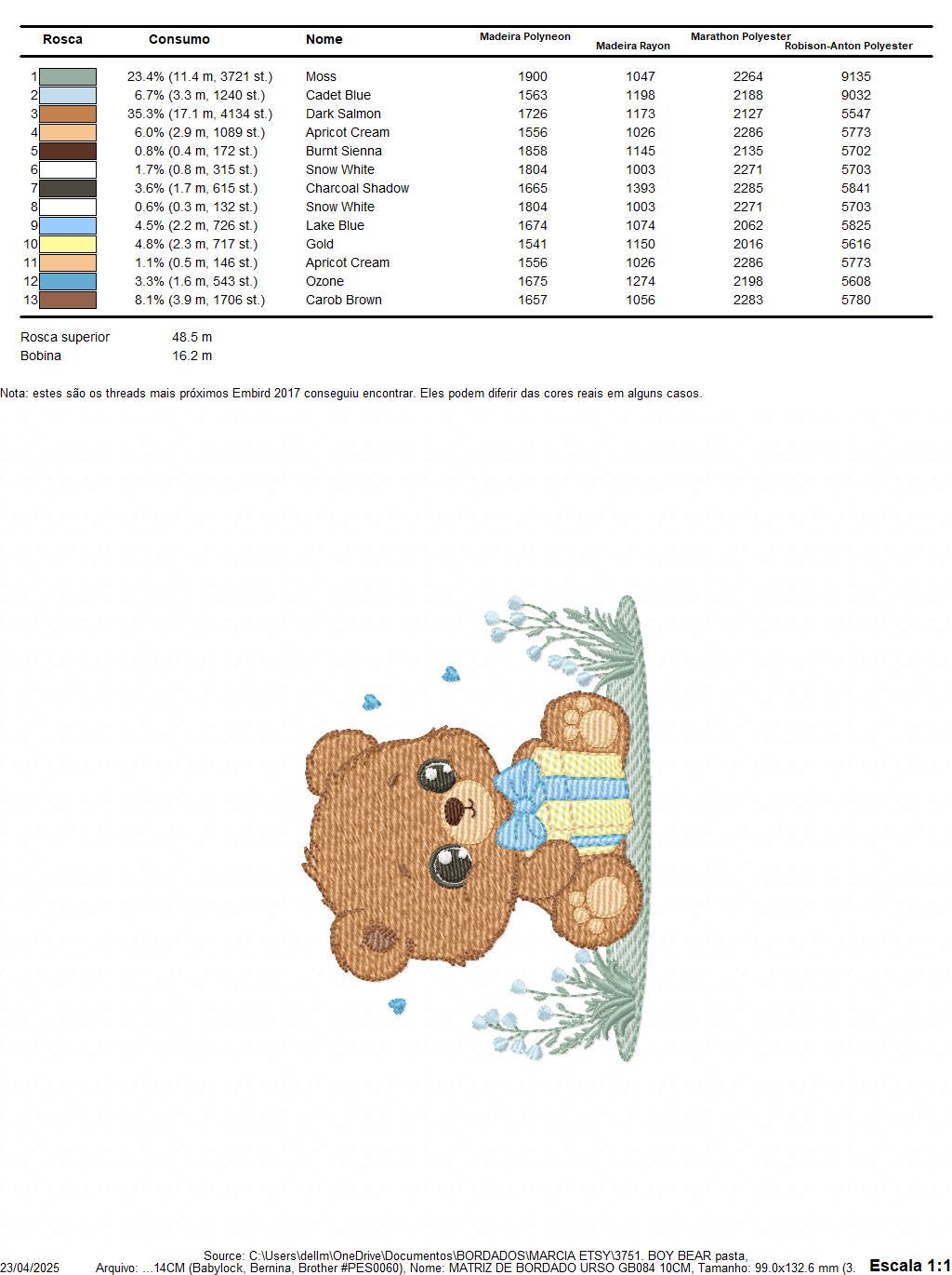 Birthday Teddy Bear embroidery designs - Baby boy Bear with gift machine embroidery pattern - Cute Teddy Bear file - Instant download pes