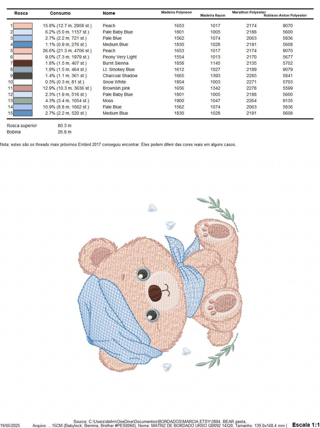 Bear embroidery designs - Baby boy Bear with hat machine embroidery pattern - Cute Teddy Bear file - Instant digital download pes jef dst