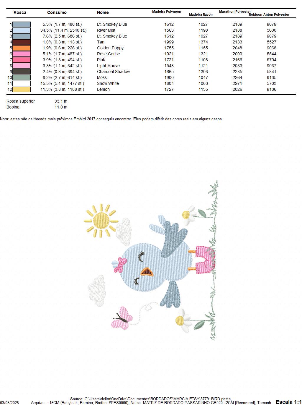 Singing Bird embroidery designs - Baby Girl Animal with sun and boots machine embroidery pattern - Instant digital download pes jef dst hus