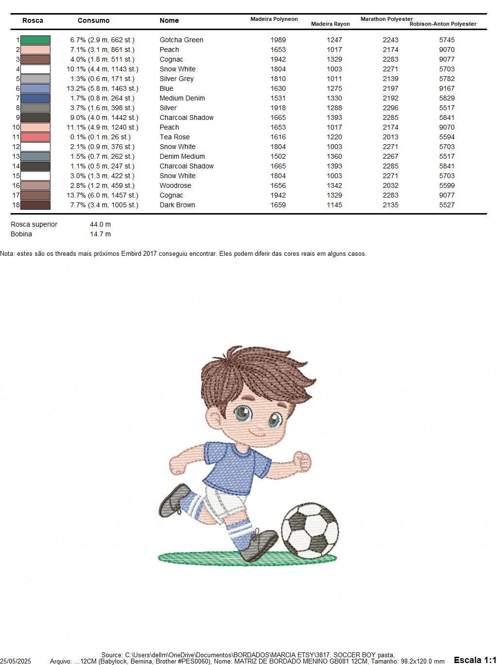 Soccer player embroidery designs - Baby Boy machine embroidery file - Boy with soccer ball file - Instant digital download pes jef dst hus