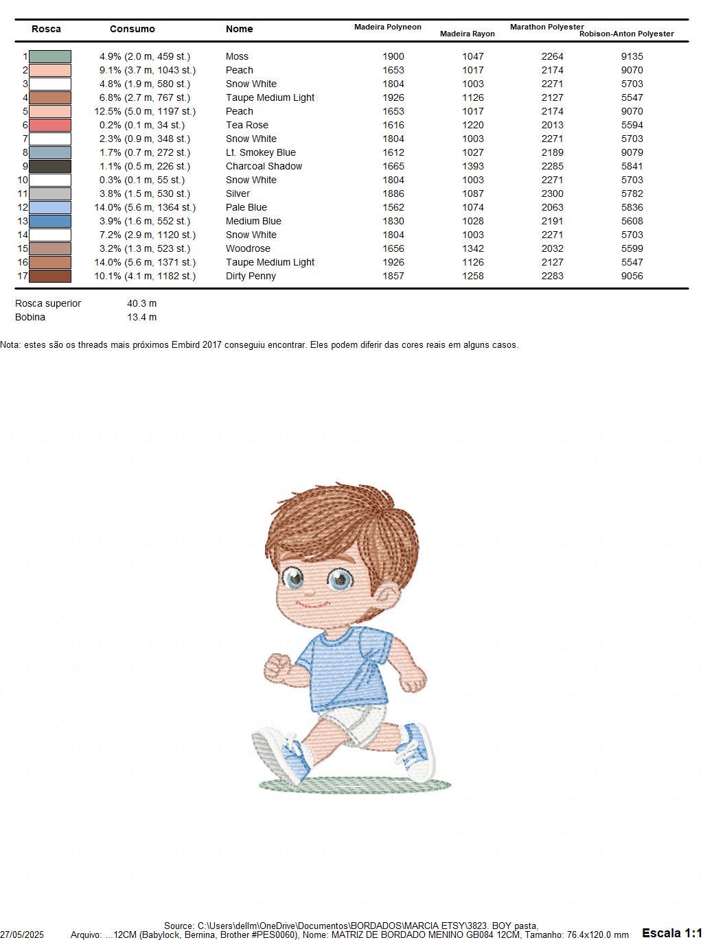 Baby boy embroidery design - School Boy running machine embroidery pattern - Kid with sneakers file - Instant digital download pes jef dst