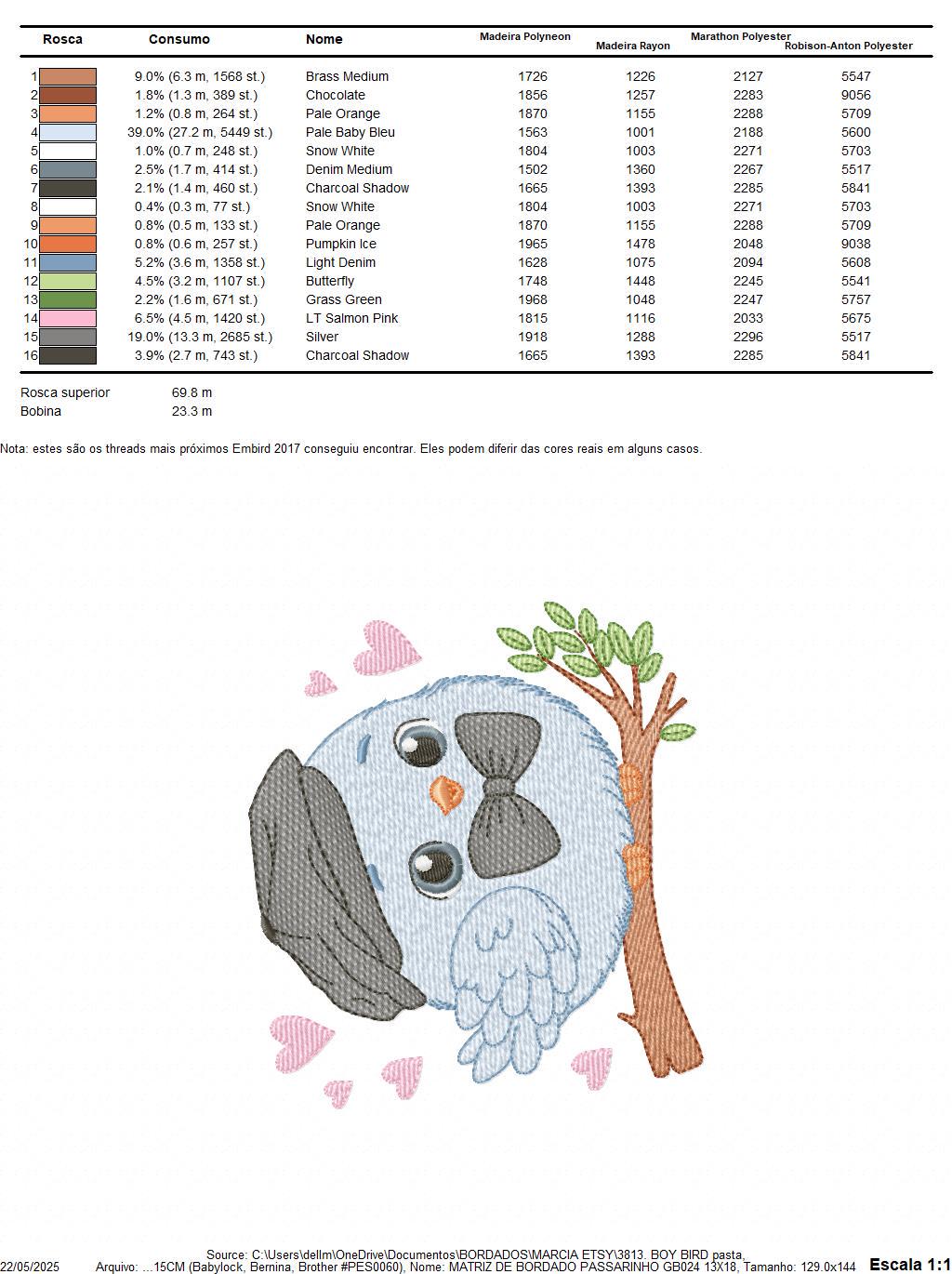 Bird embroidery designs - Baby boy bird with bow tie machine embroidery pattern - Spring Garden Nature - Instant download jef pes dst vp3