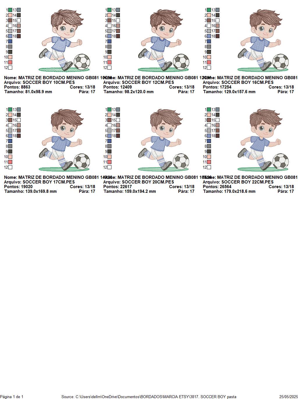 Soccer player embroidery designs - Baby Boy machine embroidery file - Boy with soccer ball file - Instant digital download pes jef dst hus