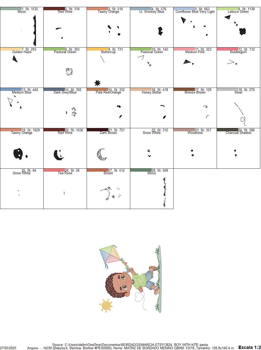 Boy playing with Kite embroidery designs - Baby Boy with black curly hair machine embroidery pattern - Kid Toy Sun Grass - Instant download