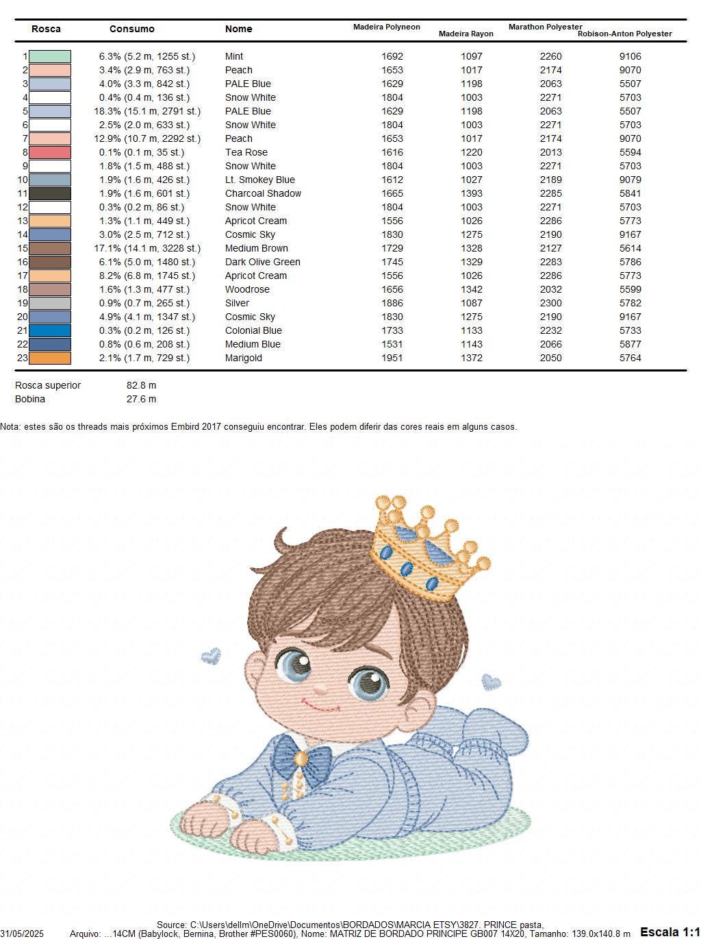 Prince embroidery designs - Baby boy with crown machine embroidery pattern - Infant Toddler file - Instant digital download pes jef dst hus