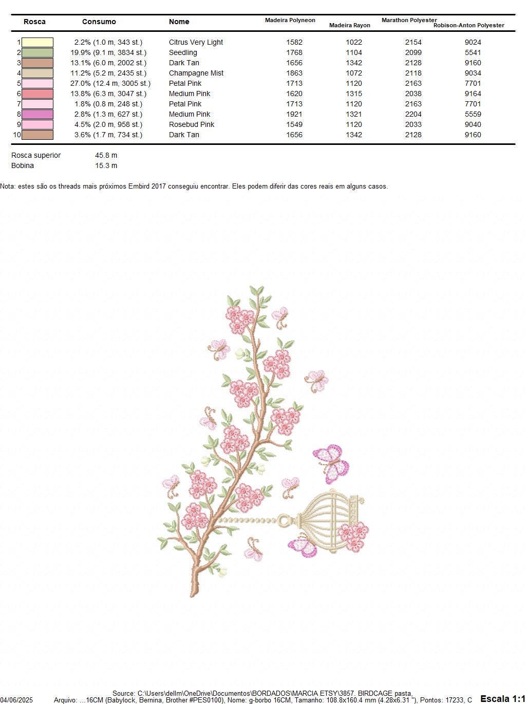 Birdhouse embroidery designs - Cherry Blossom tree machine embroidery pattern - Baby girl file - Birds with tree - Instant download pes dst