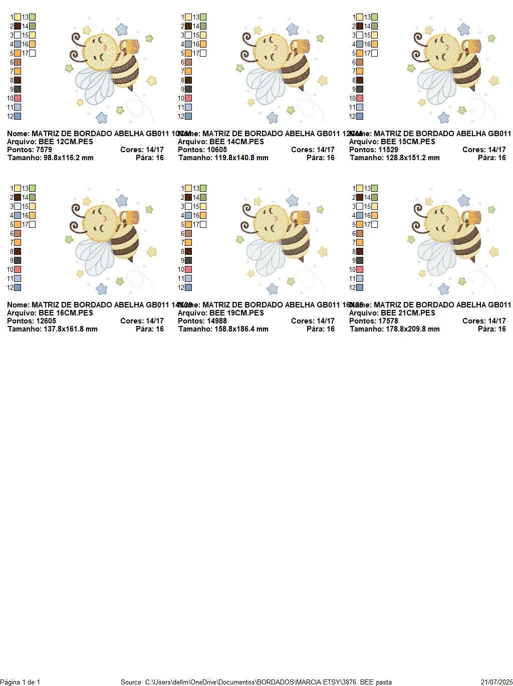 Bee embroidery design - Male Bee with honey machine embroidery pattern - Beekeeping Kitchen Towel file - Instant digital download pes jef