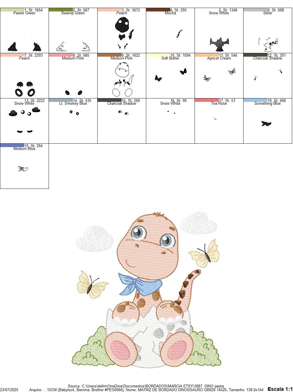 Baby Boy Dinosaur embroidery designs - Dino with egg machine embroidery pattern - Dragon Baby file - Instant digital download pes jef dst