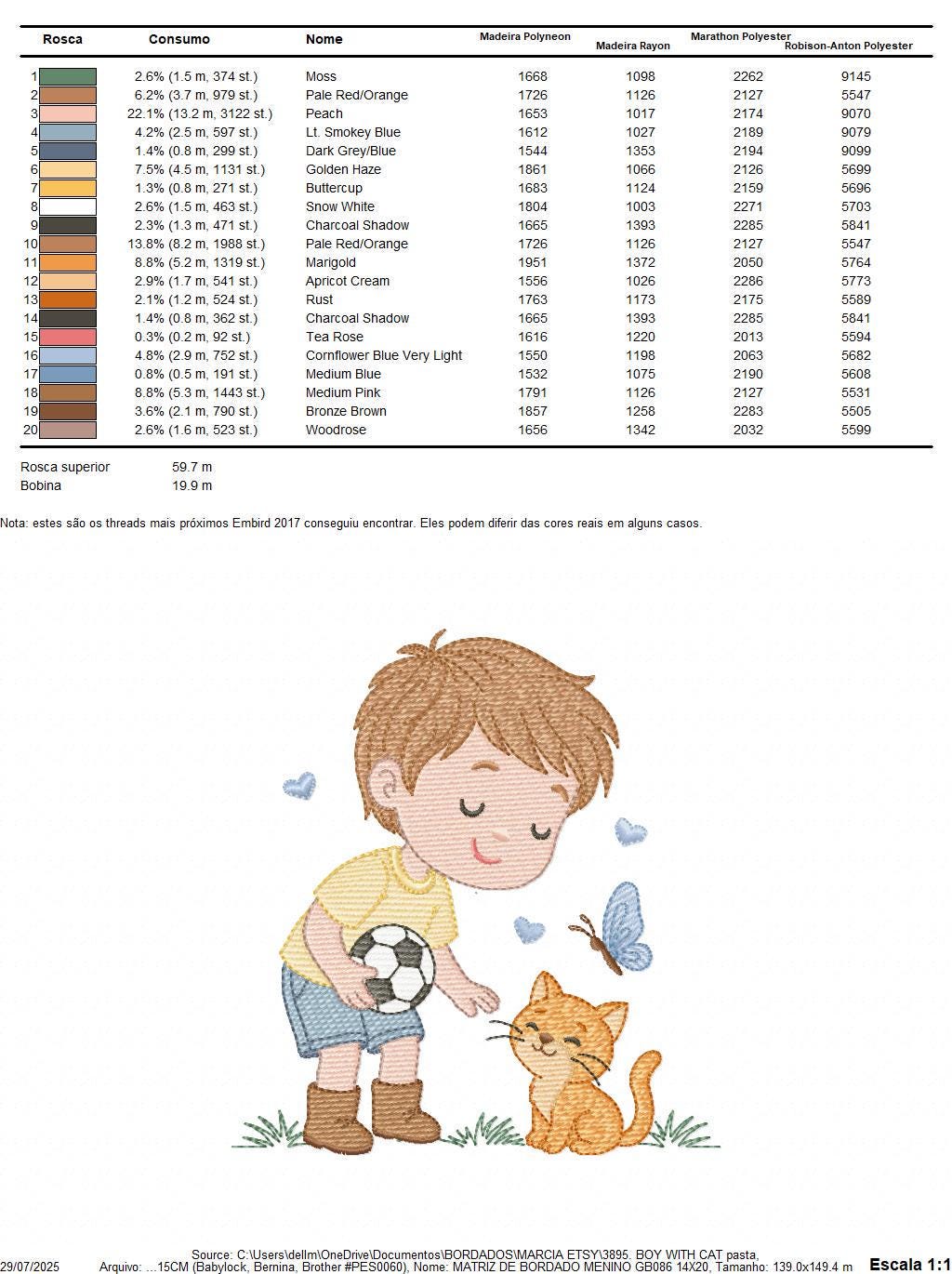 Baby boy embroidery designs - Soccer player with cat machine embroidery file - Boy with ball and cat file - Instant digital download pes jef