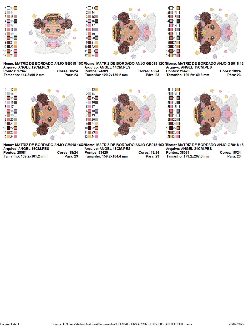 Angel with wings and halo embroidery designs - Angelic Baby girl with cloud machine embroidery pattern - Girl with wings - Instant download