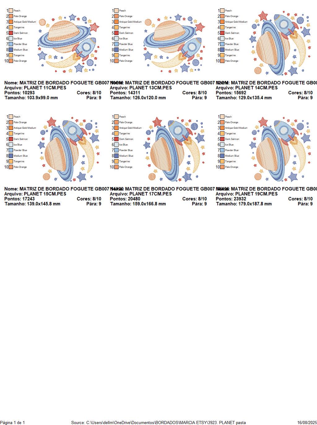 Space Rocket embroidery designs - Space Planet Saturn machine embroidery pattern - Moon stars and planet file - Baby boy - Instant download