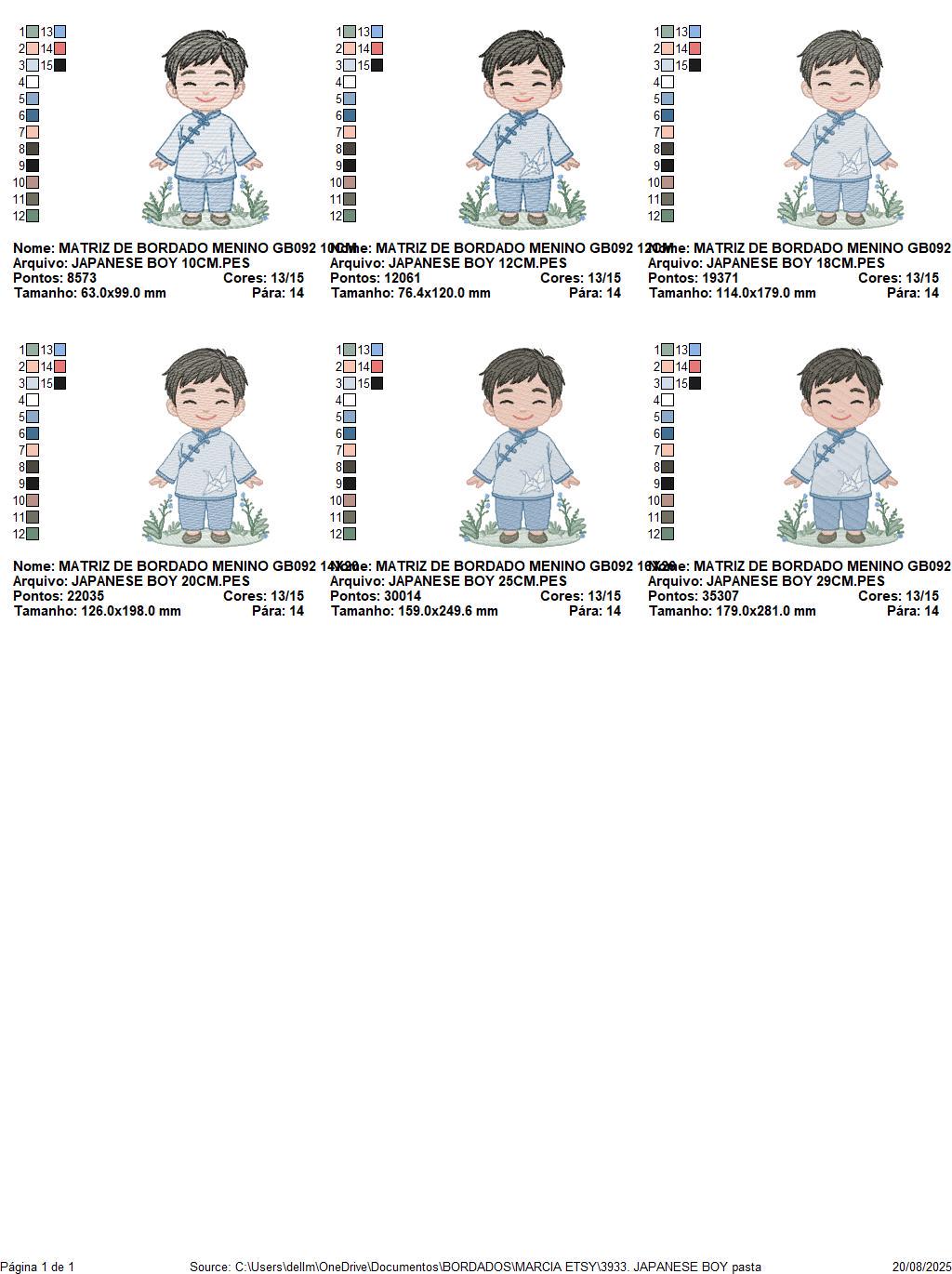 Japanese Boy embroidery design - Boy with kimono machine embroidery pattern - Asian Baby boy file -Instant digital download pes jef dst hus