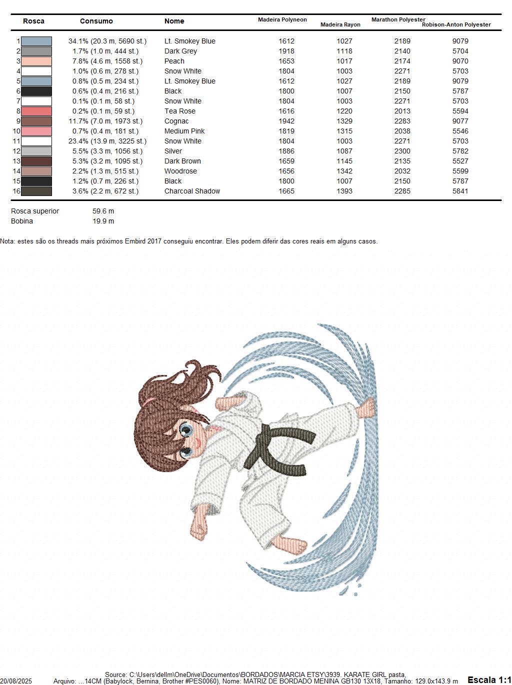 Karate Fighter embroidery designs - Baby girl athlete with kimono machine embroidery file - Instant digital download pes jef dst hus vp3 xxx