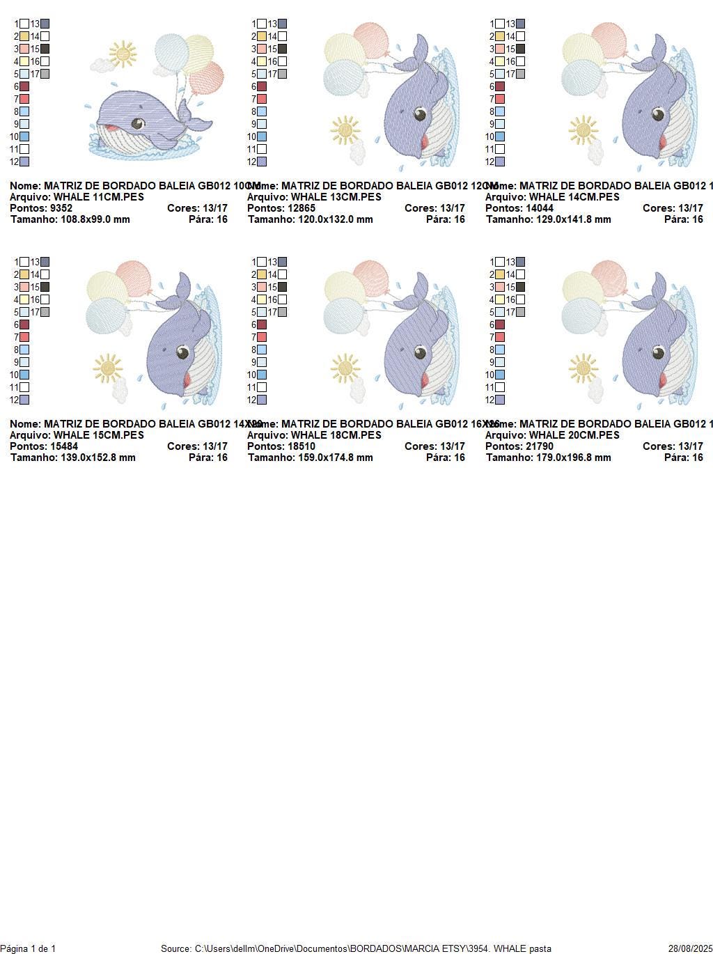 Whale embroidery designs - Ocean Animal Big Fish with balloons machine embroidery pattern - Sea Life Baby Boy - Instant digital download pes